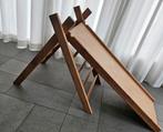 Houten Glijbaan/Klimrek, Kinderen en Baby's, Speelgoed | Buiten | Speeltoestellen, Ophalen, Gebruikt, Glijbaan
