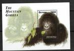 guyana 1998 pf blok gorilla apen zoogdieren wildlife, Postzegels en Munten, Postzegels | Thematische zegels, Ophalen of Verzenden