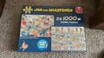 Jan van Haasteren: 2 x 1000 stukjes, Ophalen of Verzenden, Meer dan 1500 stukjes, Zo goed als nieuw, Legpuzzel