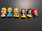 6 poppetjes verschillende prinsessen 5 cm, Ophalen of Verzenden, Zo goed als nieuw