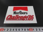 sticker tabak - marlboro challenge '86, Verzamelen, Ophalen, Zo goed als nieuw, Bedrijf of Vereniging