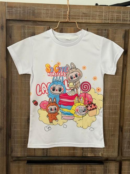 Supergave Labubu T-Shirt voor kinderen! *NIEUW*, Kinderen en Baby's, Kinderkleding | Maat 146, Nieuw, Jongen of Meisje, Shirt of Longsleeve