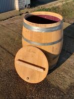 Frans eiken regentonnen wijnvaten vat 228 ltr tot 500 ltr., Tuin en Terras, Regentonnen, 150 liter of meer, Ophalen, Nieuw, Hout