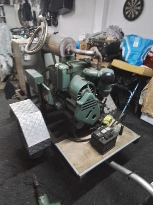 Te koop aggregraat, Doe-het-zelf en Verbouw, Aggregaten, Zo goed als nieuw, Dieselolie, 5 tot 10 kVA, Elektrisch startend, Ophalen