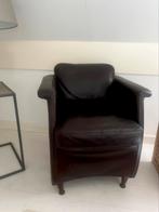 4x lederen Brets stoel., Huis en Inrichting, Ophalen, Gebruikt, Minder dan 75 cm, Leer