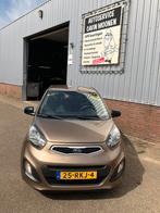 Kia Picanto 1.0 Cvvt 5-DRS 2011 Bruin airco, Voorwielaandrijving, Stof, Zwart, Bruin