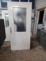 Merbau deur met glas, Doe-het-zelf en Verbouw, Ophalen