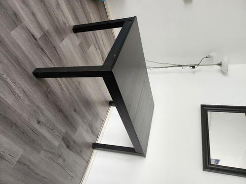 Grote zwarte eettafel 175 / 260 cm uitschuifbaar, Huis en Inrichting, Tafels | Eettafels, Gebruikt, 50 tot 100 cm, 200 cm of meer