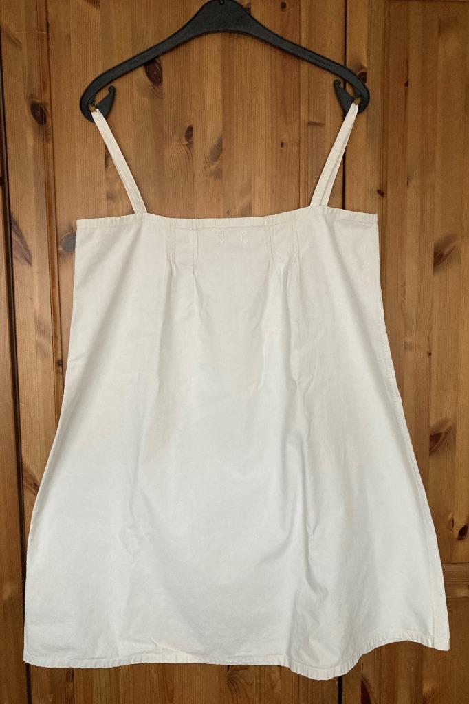 Maat: 36 / Oude witte Franse onderjurk - nachthemd / BB, Kleding | Dames, Ondergoed en Lingerie, Nachtkleding, Wit, Ophalen of Verzenden