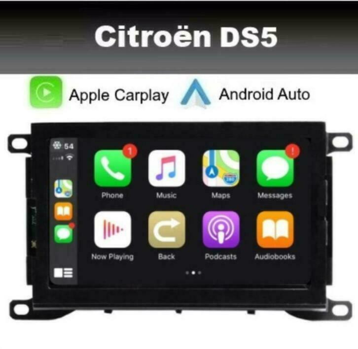 Citroen DS5 navigatie radio android 10 wifi dab+ carplay, Auto diversen, Autoradio's, Ophalen of Verzenden, Nieuw
