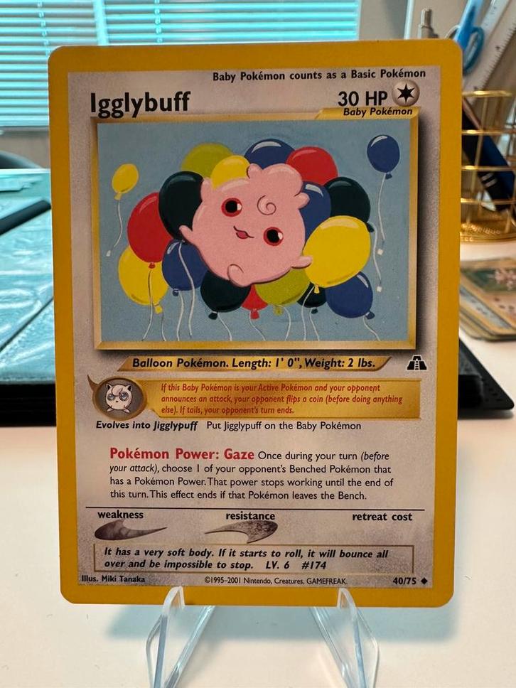 11 oude pokemon kaarten Unlimited, Neo Discovery, EN, NM., Hobby en Vrije tijd, Verzamelkaartspellen | Pokémon, Zo goed als nieuw