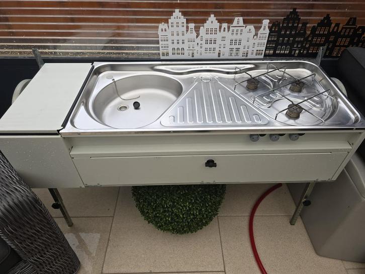 Te koop  nette bermkeuken alpenkreuzer, Caravans en Kamperen, Kampeeraccessoires, Gebruikt, Ophalen
