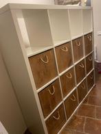 IKEA Kast met 16 vakken en 12 manden, Ophalen, Met plank(en), Kunststof, Gebruikt
