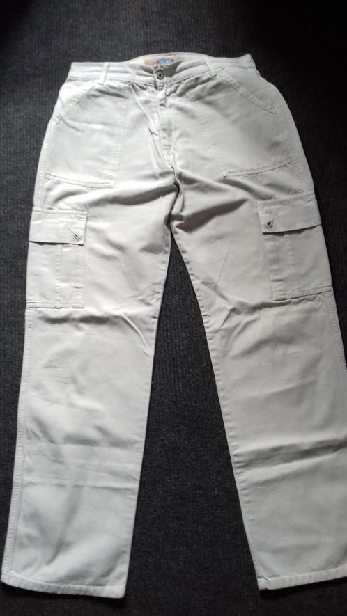 Carcia heren broek creme maat L - 34. nameten! Katoen 3,00, Kleding | Heren, Broeken en Pantalons, Gedragen, Beige, Ophalen of Verzenden