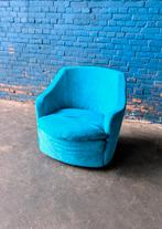 Vintage lounge fauteuil Denemarken, Ophalen, Gebruikt, 75 tot 100 cm, Vintage retro lounge fauteuil