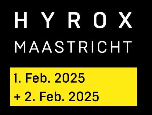 HYROX MAASTRICHT - MIXED DOUBLE 2X, Tickets en Kaartjes, Evenementen en Festivals, Twee personen