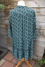 Jurk groen/ zwart Paprika mt T2 (46) Vaste prijs, Kleding | Dames, Maat 46/48 (XL) of groter, Ophalen of Verzenden, Zo goed als nieuw