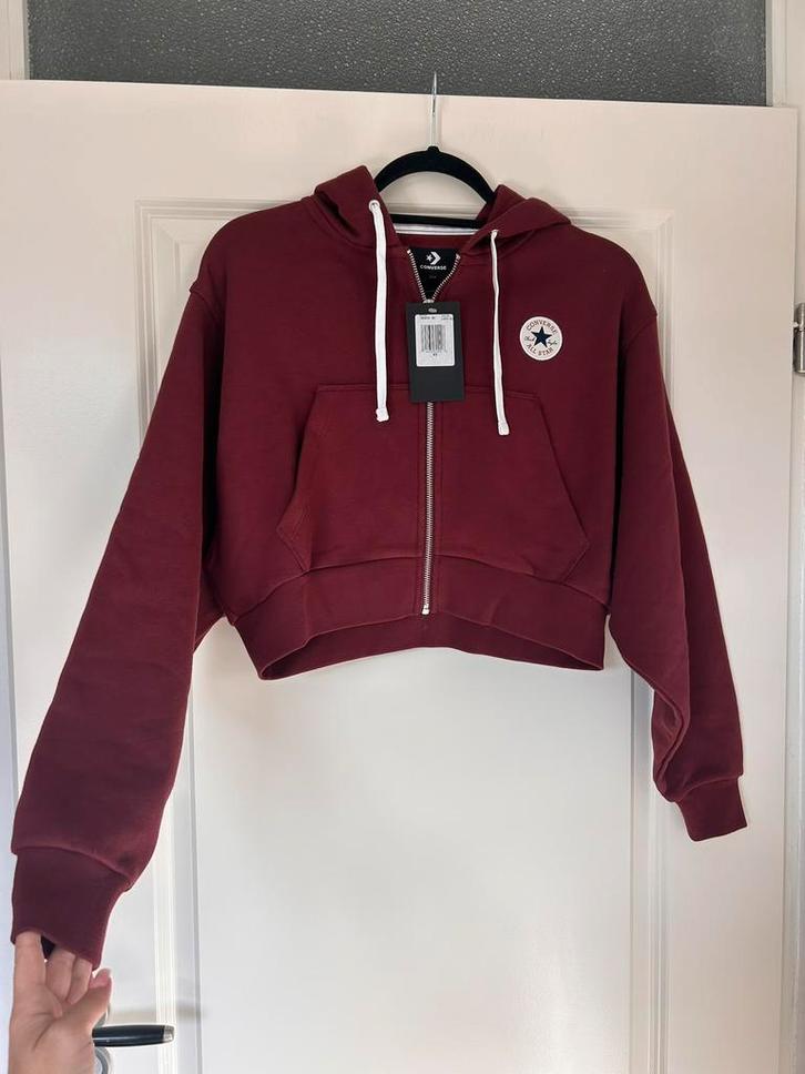 Converse trui “Cherry Daz” – maat XS, Kleding | Dames, Truien en Vesten, Nieuw, Maat 34 (XS) of kleiner, Rood, Ophalen of Verzenden