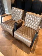 Fatuils 2 x, Huis en Inrichting, Fauteuils, Ophalen, Zo goed als nieuw, Leer, 50 tot 75 cm