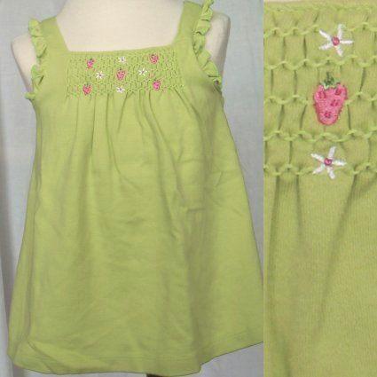 Groene Gymboree zomertop maat 80 *NieuW*, Kinderen en Baby's, Babykleding | Maat 80, Nieuw, Meisje, Broekje, Ophalen of Verzenden