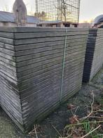 Mooie partij steen-schotten te koop, Tuin en Terras, Palen, Balken en Planken, Verzenden, Gebruikt, Minder dan 180 cm, Overige typen
