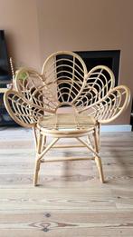 Lotus rotan kuipstoel, Huis en Inrichting, Stoelen, Ophalen, Zo goed als nieuw, Bruin, Eén