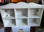 Wandrek / Boekenrek - Wit - 6 vakken, Huis en Inrichting, Kasten | Boekenkasten, Met plank(en), Kunststof, Gebruikt, Minder dan 100 cm