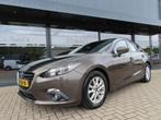 Mazda 3 2.0 Skylease Ecc Cruise Navigatie Pdc 2015, Auto's, Mazda, Gebruikt, 4 cilinders, Bruin, Bedrijf