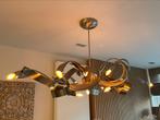 RVS design hanglamp/kroonluchter, Huis en Inrichting, Lampen | Kroonluchters, Modern, Metaal, Zo goed als nieuw, Ophalen