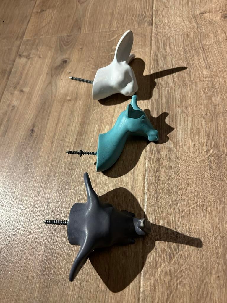 Kapstokhaken The Zoo - Dierenkoppen, Ophalen of Verzenden, Gebruikt, Overige materialen, Kinderkapstok