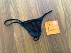 nylon string, doorschijnend zwart, maat L, Ophalen of Verzenden, Zwart, Slip