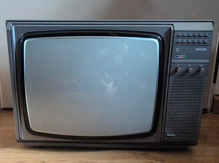 Werkende VINTAGE Philips Televisie 16ct2016/20s, Antiek en Kunst, Antiek | Tv's en Audio, Ophalen of Verzenden