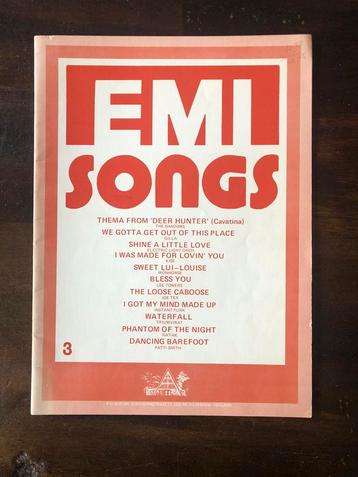 EMI songs 11 nummers voor piano en zang als nieuw beschikbaar voor biedingen