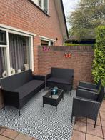 Loungeset zwart, Ophalen of Verzenden, Zo goed als nieuw