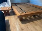 Japans Bed 140 met Nachttafeltje, Ophalen, Gebruikt, Hout