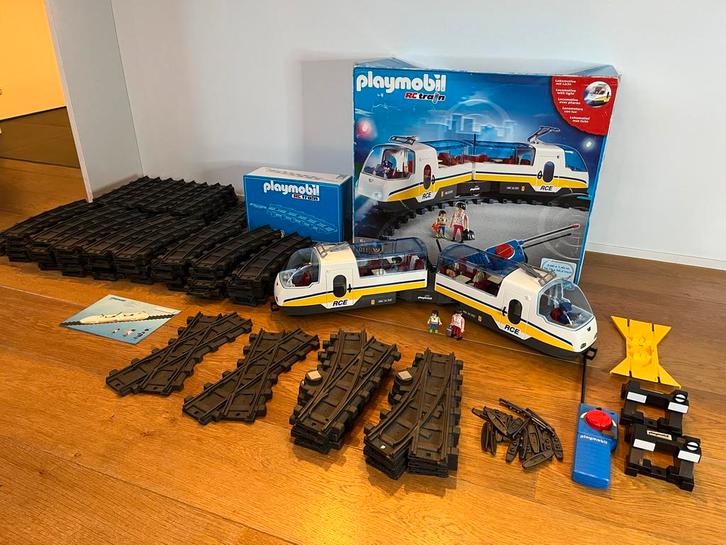 Playmobil RC Trein 4011 + Rails 4385, Kinderen en Baby's, Speelgoed | Playmobil, Gebruikt, Complete set, Ophalen