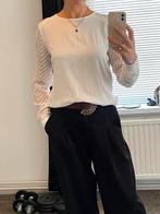 Witte blouse/longsleeve/top Object, maat 38, Maat 38/40 (M), Wit, Ophalen of Verzenden, Zo goed als nieuw