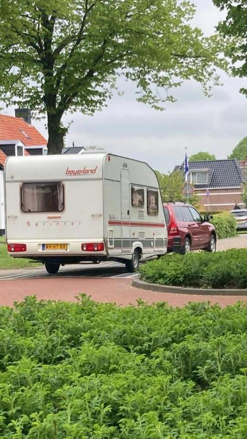 Zeer nette Beyerland SprinterLX 390, Caravans en Kamperen, Caravans, Particulier, tot en met 4, 750 - 1000 kg, Treinzit, Beyerland