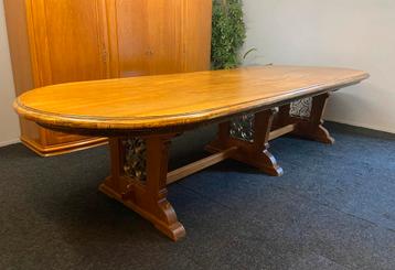 XXXL stamtafel eettafel café tafel 3,5 meter mancafe beschikbaar voor biedingen