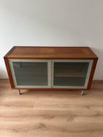 Stereomeubel 132x45x74 - Overcompleet, Huis en Inrichting, Ophalen, Gebruikt, 100 tot 150 cm, Teakhout