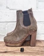 XUZ - Handmade leren klompjes laarzen maat 40 - Nieuw €200