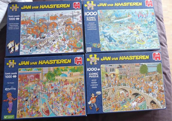 Jan van Haasteren  puzzels, Hobby en Vrije tijd, Denksport en Puzzels, Zo goed als nieuw, Legpuzzel, 500 t/m 1500 stukjes, Ophalen