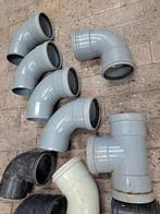 PVC RIOOL BUIS HULPSTUKKEN, Doe-het-zelf en Verbouw, Buizen en Afvoer, Ophalen, Bochten, Gebruikt, Pvc