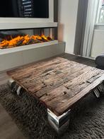 Railway salontafel rofra home, Huis en Inrichting, Tafels | Salontafels, Gebruikt, 100 tot 150 cm, Vierkant, Minder dan 50 cm