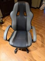 Gaming bureaustoel, Huis en Inrichting, Ophalen, Gebruikt, Grijs, Gaming bureaustoel