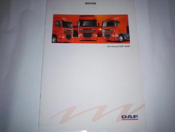 5x DAF 95XF + 95XF Super Space Cab SSC brochures/folders beschikbaar voor biedingen