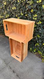 Houten kratjes kisten decoratie, 6 stuks, Huis en Inrichting, Woonaccessoires | Kisten, Ophalen, Minder dan 50 cm, Zo goed als nieuw