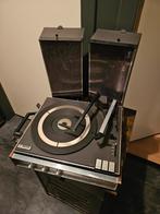 Jaren 60 draagbare Philips 447 Platenspeler met Speakers, Philips, Gebruikt, Automatisch, Ophalen of Verzenden