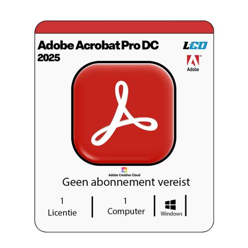 Adobe Acrobat 2025 Origineel NL | Direct Geleverd, Computers en Software, Ontwerp- en Bewerkingssoftware, Nieuw, MacOS, Windows