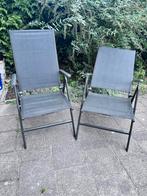 2 aluminium inklapbare tuinstoelen, z.g.a.n., Ophalen, Zo goed als nieuw, Aluminium